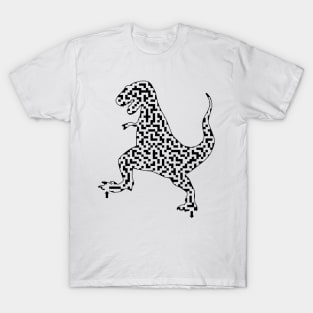 Tyrannosaurus Rex Dinosaur Maze T-Shirt